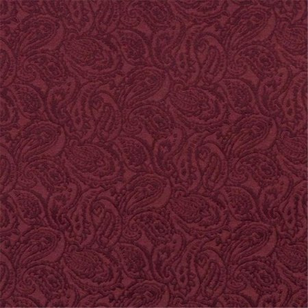 DESIGNER FABRICS Designer Fabrics E572 54 in. Wide Burgundy; Paisley Jacquard Woven Upholstery Grade Fabric E572